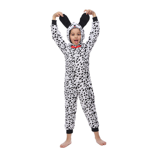 Sincere Party Dalmatians Onesie Hood keeps kids cozy and ready for pretend play