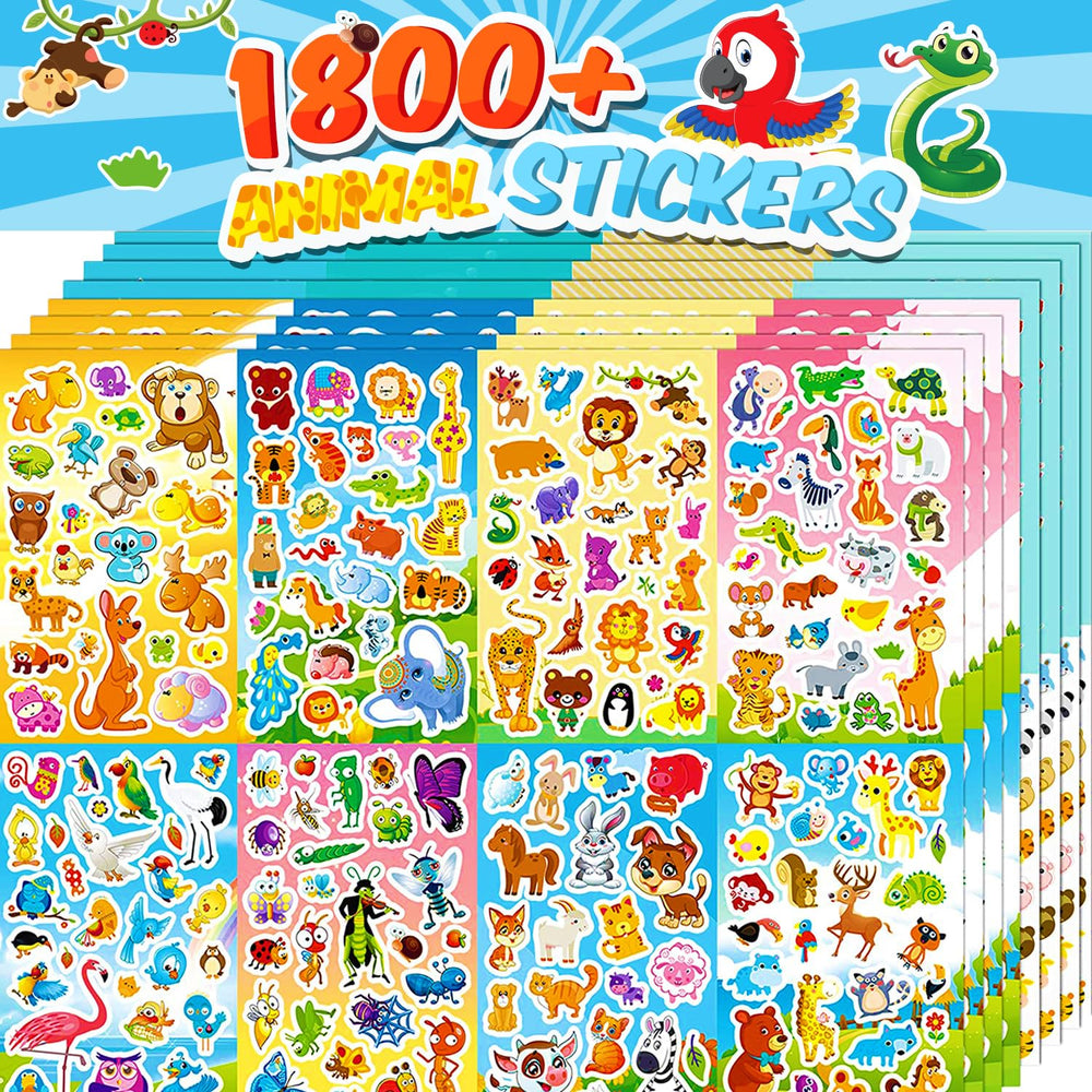 Sinceroduct forest-theme animal stickers inspire imaginative play and nature exploration