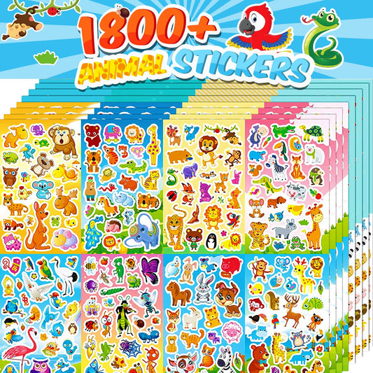 Sinceroduct forest-theme animal stickers inspire imaginative play and nature exploration