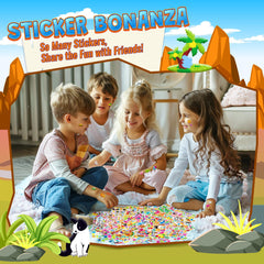 Sinceroduct dinosaur and sea life stickers for education and play.