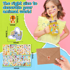 Sinceroduct waterproof sticker set keeps kids engaged longer