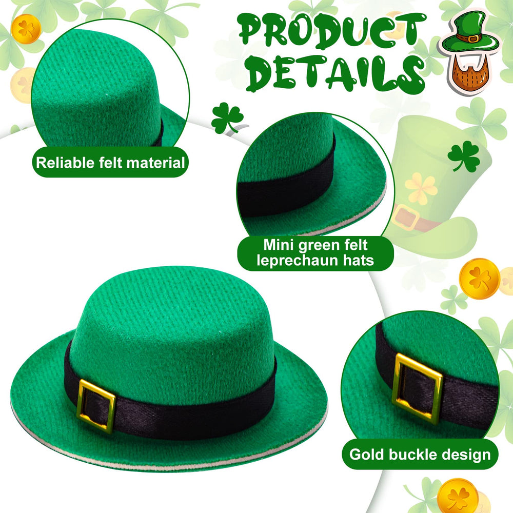 Sinmoe St Patrick's Day hat on a doll, perfect for DIY costumes