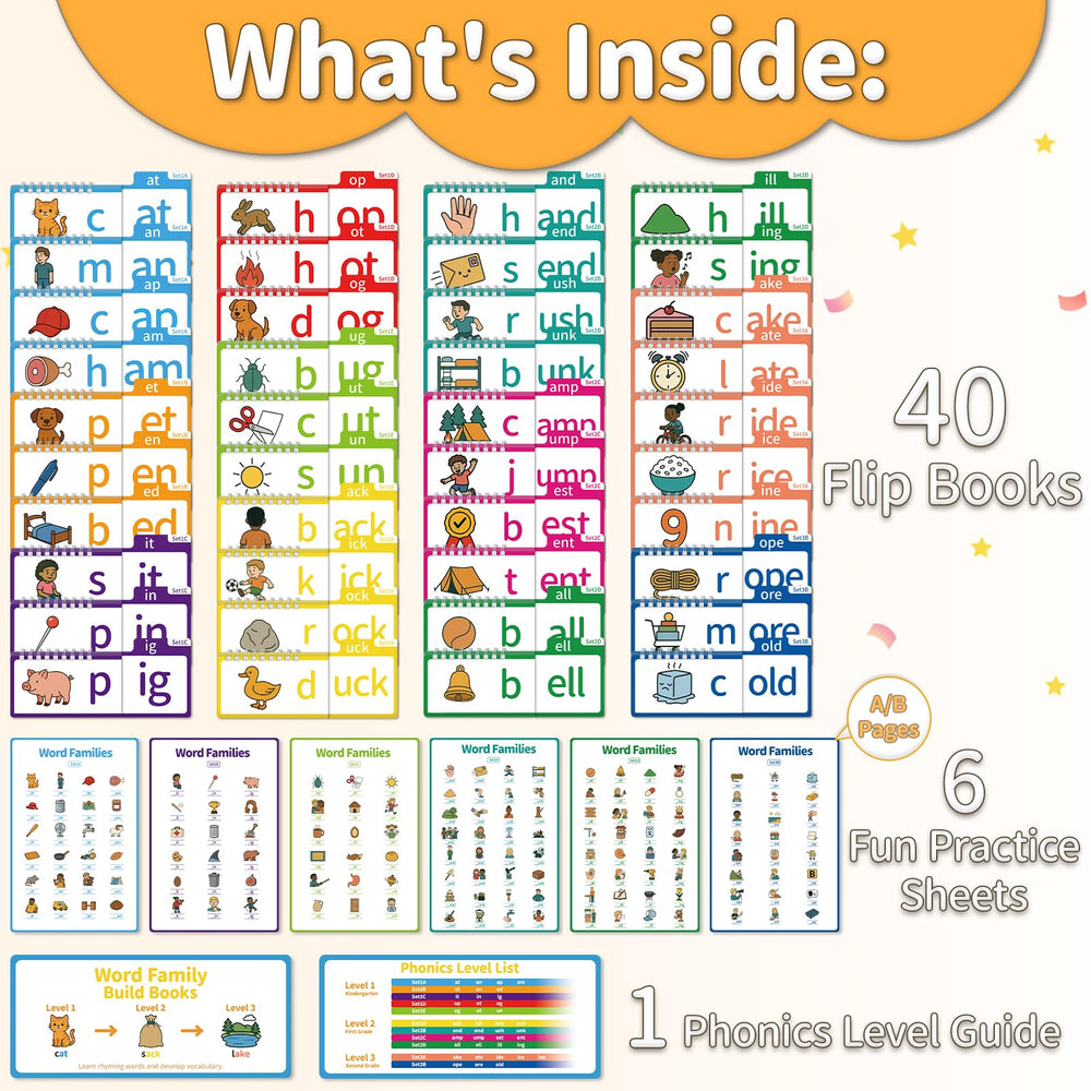 Sinoome digraphs and blends flip book introduces tricky sounds with engaging illustrations