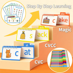 Sinoome short vowels flip book highlights short-vowel patterns for focused reading practice