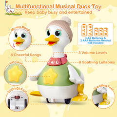 Sinpedex duck safety-focused design with smooth edges and baby-friendly construction.