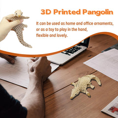 SIPWATE pangolin camel color design shown in lifelike pose.