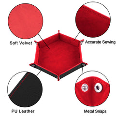 SIQUK dice tray folded design collapses quickly for easy transport.