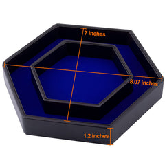 SIQUK lid doubles as a second tray for dice storage