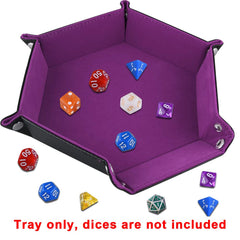 SIQUK PU leather exterior for durable, easy-care protection of dice.