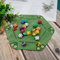 SIQUK dice tray snap corners keep dice from rolling off the table