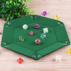 SIQUK spacious tray holds polyhedral dice and small accessories