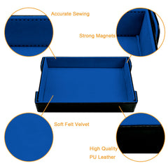 SIQUK PU leather outer dice tray is easy to wipe clean after sessions