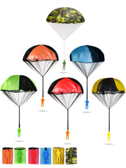 SIQUNUO parachute toys six-pack colors for outdoor play and easy sharing.