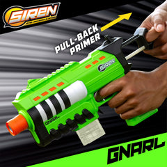 Siren Gnarl with Picatinny rail attachments for customization