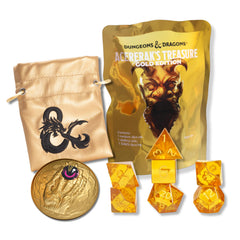 Sirius Dice Acererak's Treasure Gold Edition dice set for epic campaigns