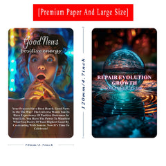 Sishui Growth Oracle Deck spread featuring 44 cards for growth.