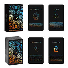 Sishui Mind Info Cards deck with 48 illustrated cards for clear life guidance.