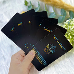 Sishui Mind Info Cards artwork highlights unique designs for daily inspiration.