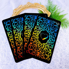 Sishui Mind Info Cards size 4.7x2.7 inches, easy to handle.