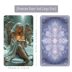 Sishui Winter Still cards with gilded edges, premium durability for daily practice.