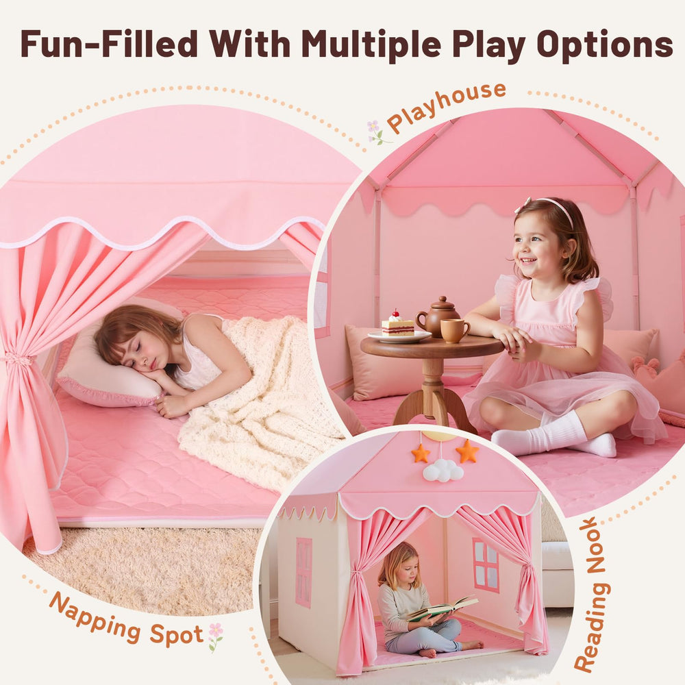 SISTICKER play house tent suitable for indoor and outdoor adventures.