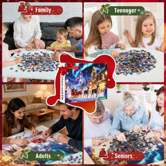 Sitanflex 27x20 inches puzzle with included poster for guidance