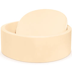 SIUUHOVS ball pit mocha front view invites safe toddler play
