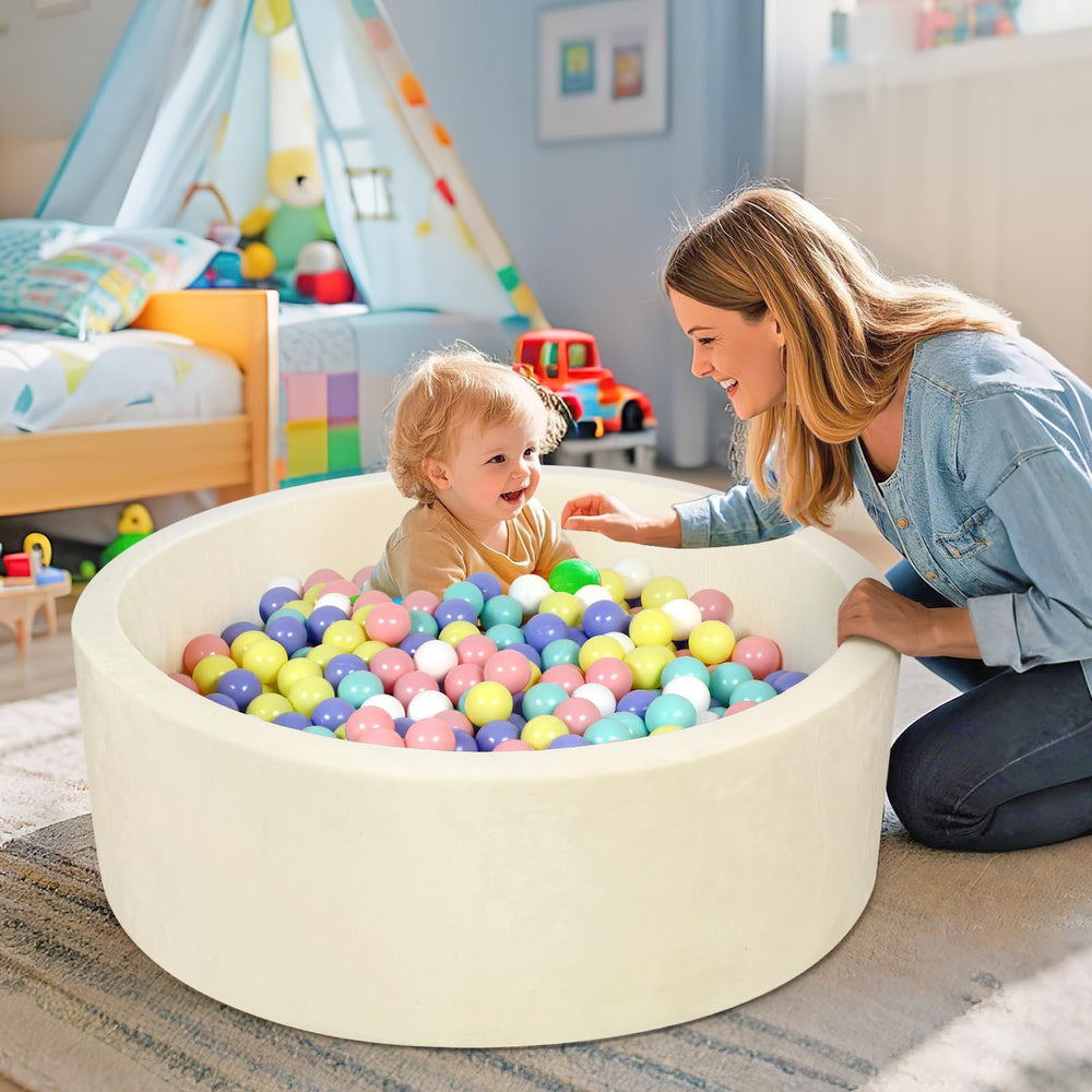 SIUUHOVS ball pit capacity up to 500 balls fuels imaginative play.