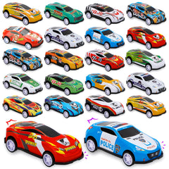 Siwarm pull-back cars 28-pcs set with bright colors for classroom rewards