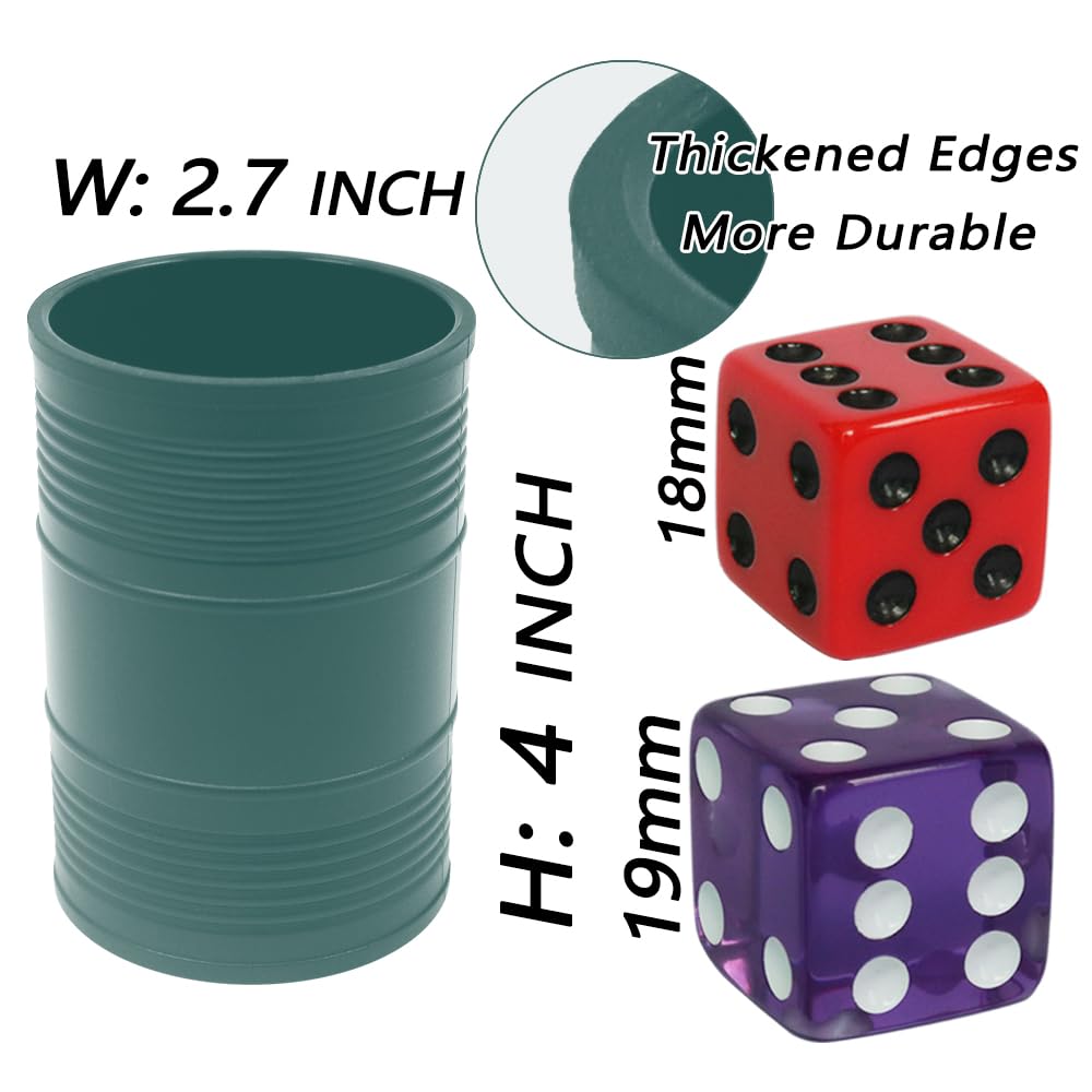 Six Senses Media 19mm purple dice for precise stacking and smooth rolls.