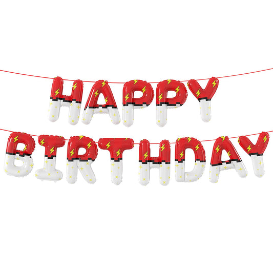 SIXONEAIEN Happy Birthday letters balloon creates a bright focal point for kids' celebrations