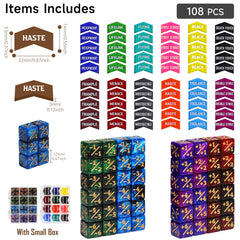 Sixpoints MTG pink counter dice with high-contrast symbols for easy tracking