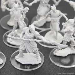 SixPoints transparent base set ideal for RPGs and wargames.