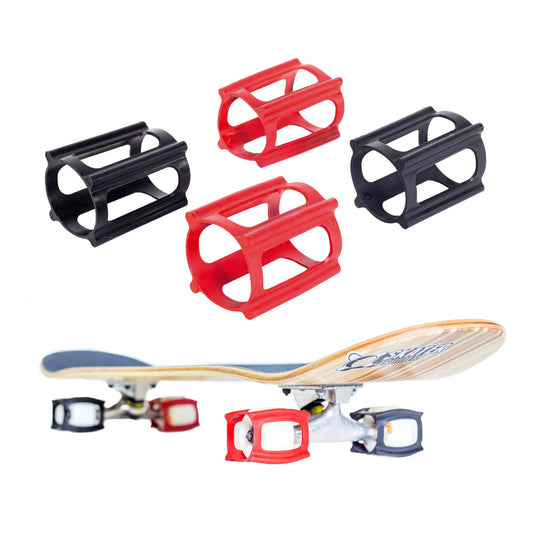 Skater Trainers over wheels enable safer ollie practice