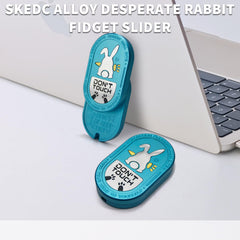 SKEDC Desperate Rabbit Slider blue side view showing compact pocket size