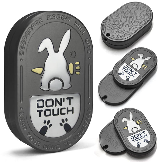 SKEDC Desperate Rabbit Slider front view, compact pocket-friendly fidget toy for discreet use.