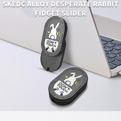 SKEDC Desperate Rabbit Slider side view, smooth tactile experience for stress relief on the go.