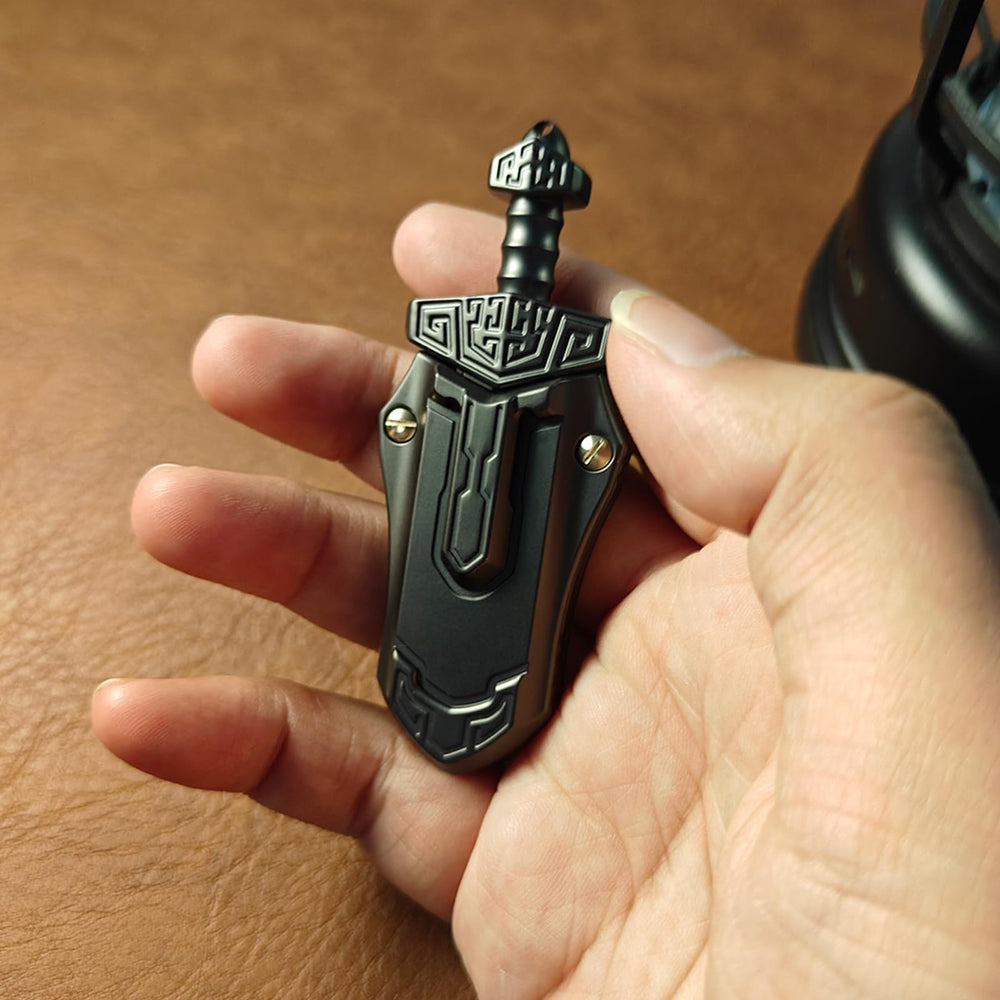 SKEDC Sword Fidget Slider audible and tactile feedback during use