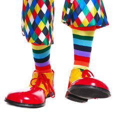 Skeleteen Pippi Longstocking-inspired socks complement retro character costumes.