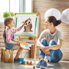 SketchNest quick-fold easel is easy to store and transport.