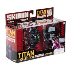 Close-up of Titan figures showing detailed sculpt and vibrant paint