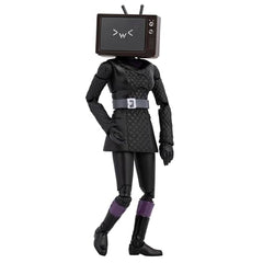 TV Woman deluxe figure shown in dynamic pose for immersive shelves