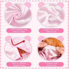 Skicuff bear clothes set fits 12-16 inch bears for styling.