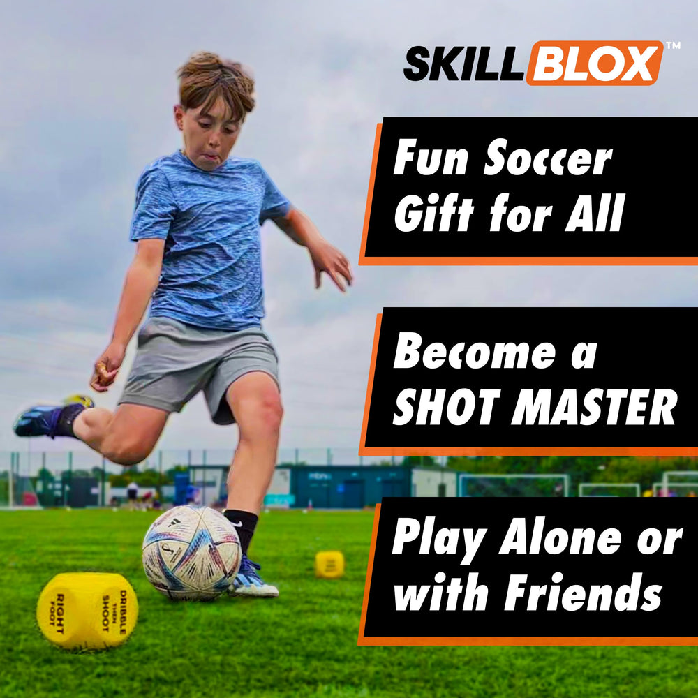 Skill Blox dice-challenge image shows varied drills for improved shooting.
