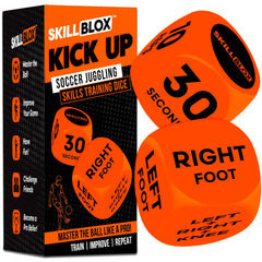 SKILL BLOX Kick Up Dice ready to roll for quick skill drills