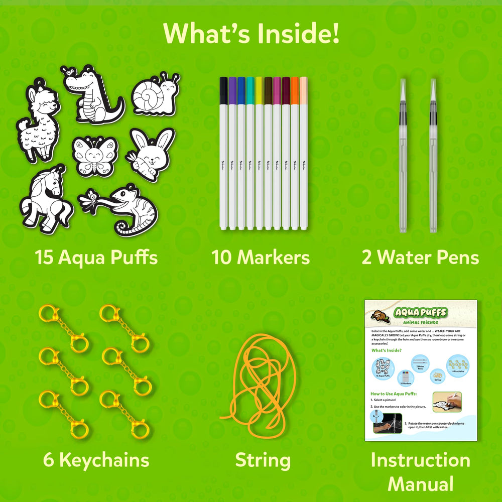 Skillmatics Aqua Puffs offer mess-free crafting for home, school, and playdates.