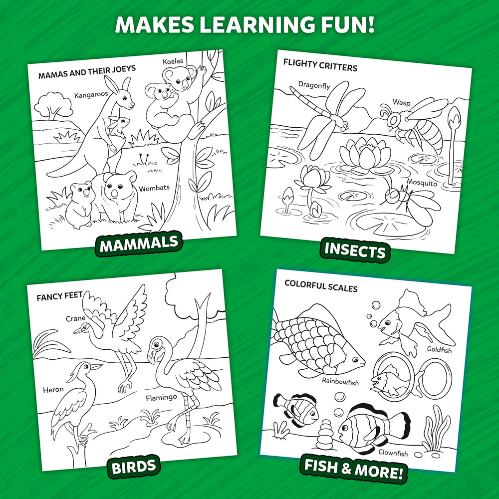 Skillmatics retractable mess-free crayons keep little hands clean during coloring.