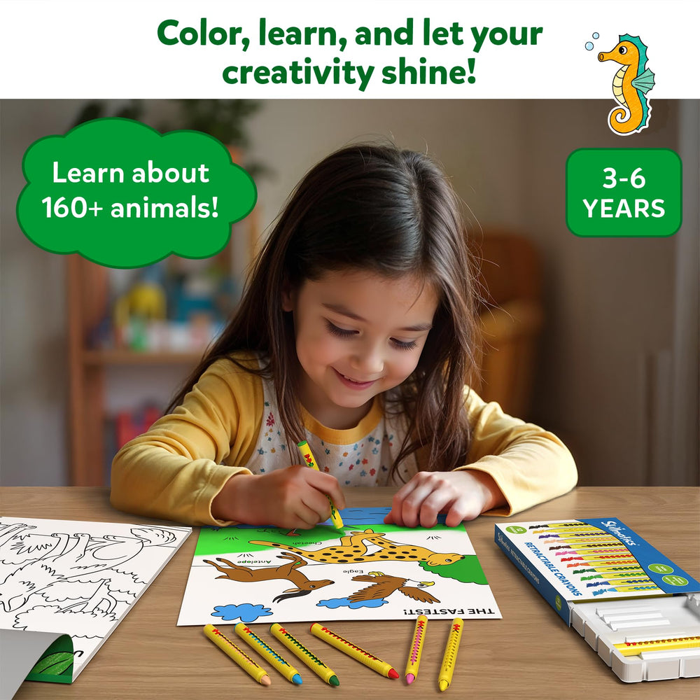 Skillmatics tear-out pages for easy display or sharing of kids' artwork.