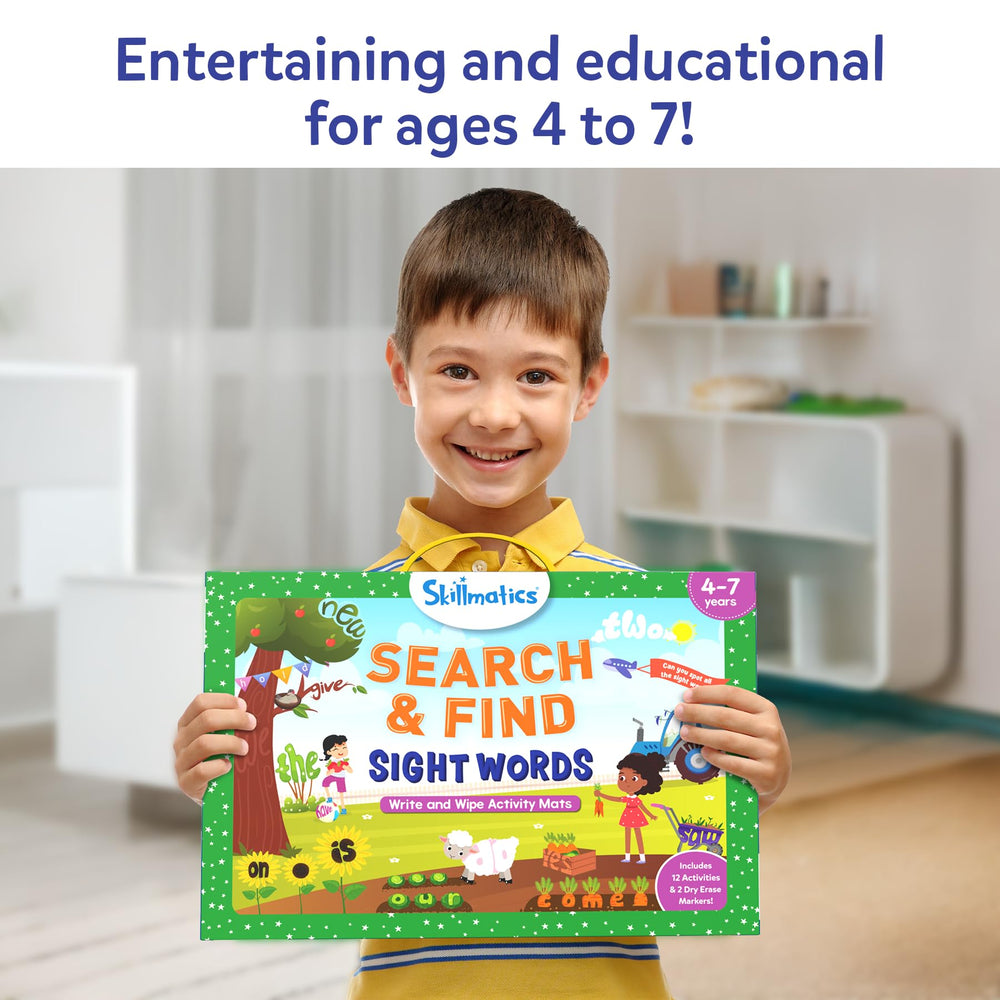 Skillmatics colorful scenes on mats invite exploration and word search discovery