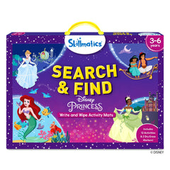 Skillmatics Disney Princess mats front view engaging preschoolers in screen-free discovery